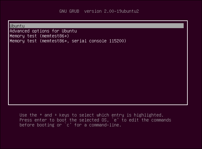 grub bootloader