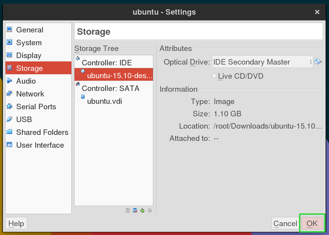 Done with set up for virtual machine
